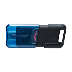 USB-флешка Kingston DataTraveler 80M 256 ГБ (USB 3.2 (Type-C)) чёрно-синий