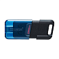 USB-флешка Kingston DataTraveler 80M 256 ГБ (USB 3.2 (Type-C)) чёрно-синий