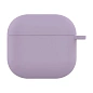 Кобура Silicon Protection Case для Apple AirPods 4 силикон, бледно-фиолетовый