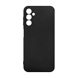 Клип-кейс (накладка) Silicone cover закрытый для Samsung Galaxy A24 силикон, чёрный