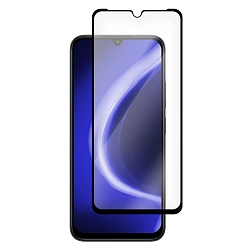 Защитное стекло 3D Premium для Xiaomi Redmi 15C 4G / 15a / Poco C85 4G / C85x, черная рамка