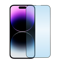 Защитное стекло Mocoll Sapphire 2.5D для Apple iPhone 14 Pro Max / 15 Plus / 16 Plus, черная рамка