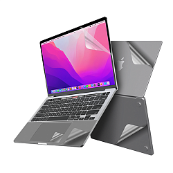 Защитная плёнка Mocoll комплект (5 в 1) для Apple MacBook Air 15" (2023 - 2025) , серебристый