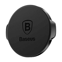 Автомобильный держатель магнитный Baseus Small Ears Series Magnetic (клеящаяся платформа), чёрный