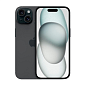 Смартфон Apple iPhone 15 128 ГБ чёрный (eSim)