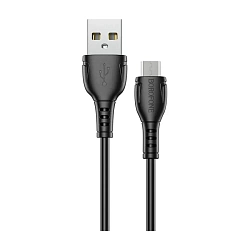 Дата-кабель Borofone BX51 Micro 1 м, чёрный