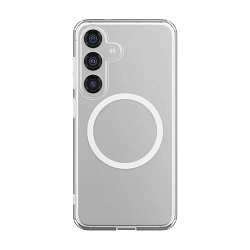 Клип-кейс (накладка) UNIQ Lifepro Xtreme MagSafe для Samsung Galaxy S25 поликарбонат, силикон, прозрачный