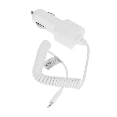 Автомобильное зарядное устройство + кабель Lightning Prime Line 2201 5 Вт, белый - 2