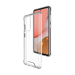Клип-кейс (накладка) Space для Samsung Galaxy A72 полиуретан, поликарбонат, прозрачный