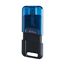 USB-флешка Kingston DataTraveler 80M 64 ГБ (USB 3.2 (Type-C)) чёрно-синий
