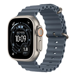 Умные часы Apple Watch Ultra 3 49mm GPS + Cellular Natural Titanium Case Anchor Blue Ocean Band