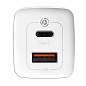 Сетевое зарядное устройство Baseus GaN Lite C+U 65 Вт белый - 3