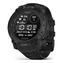 Умные часы Garmin Instinct 3 Solar Tactical Edition 50mm чёрный (чёрный ремешок)