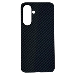 Клип-кейс (накладка) Luxo Carbon для Samsung Galaxy A56 пластик, чёрно-серый