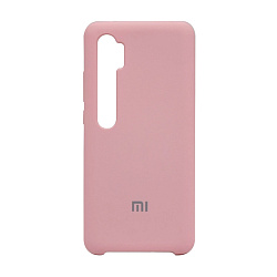 Клип-кейс (накладка) Silicone cover для Xiaomi Mi Note 10 / Mi Note 10 Pro силикон, розовый