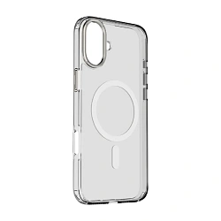 Клип-кейс (накладка) Momax CaseForm Play для Apple iPhone 16 Plus полиуретан, поликарбонат, прозрачный