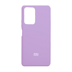 Клип-кейс (накладка) Silicone cover закрытый для Xiaomi Redmi Note 10 Pro силикон, лавандовый