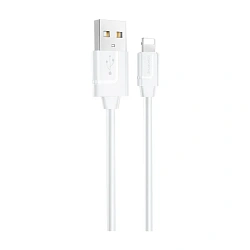 Дата-кабель Borofone BX55 Lightning 1 м, белый