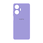 Клип-кейс (накладка) Silicone cover закрытый для Realme C55 силикон, лавандовый