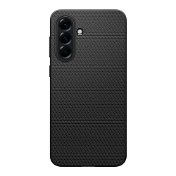 Клип-кейс (накладка) Spigen Liquid Air для Samsung Galaxy A56 полиуретан, чёрный