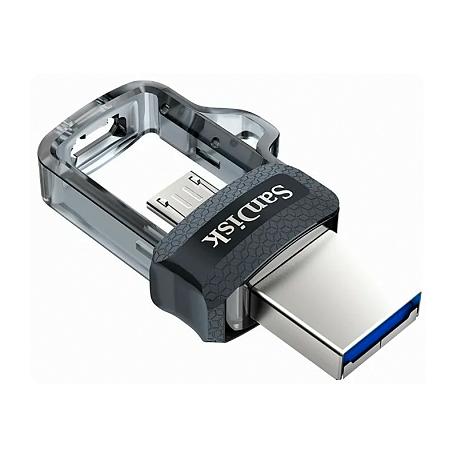 USB-флешка SanDisk Ultra Dual Drive m3.0 32 ГБ (USB 3.0 (MicroUSB)) чёрный - 3
