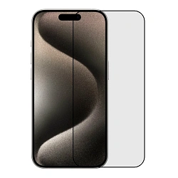 Защитное стекло Otao Clear 2.5D для Apple iPhone 15 Pro Max, черная рамка