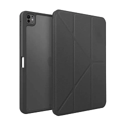 Чехол-книжка c отделением под стилус UNIQ Moven для Apple iPad Pro 13" (2024 / 2025)  полиуретан, поликарбонат, серый