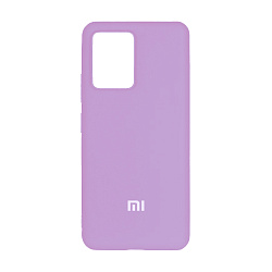 Клип-кейс (накладка) Silicone cover закрытый для Xiaomi Redmi Note 12 Pro 4G силикон, лавандовый