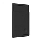 Кардхолдер Silicone Card Bag для смартфона универсальный силикон, серый - 2