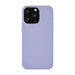 Клип-кейс (накладка) uBear Capital Leather Case для Apple iPhone 15 Pro Max кожа, лавандовый