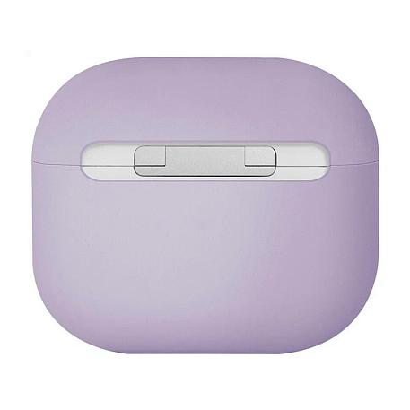 Кобура UNIQ Lino для Apple AirPods 3 поликарбонат, силикон, лавандовый - 2