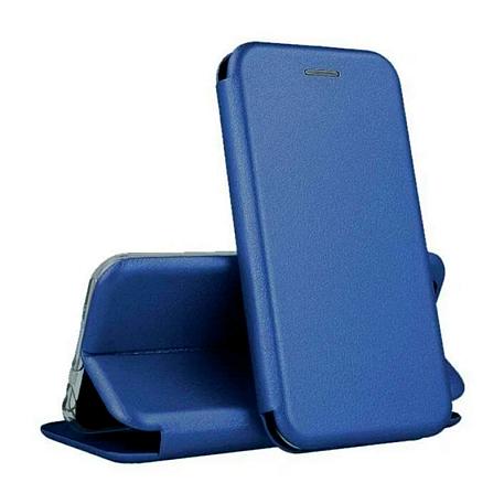 Чехол-книжка для Samsung Galaxy A22 / M32 / M22 искусственная кожа, синий - 3