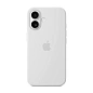 Клип-кейс (накладка) Silicone Case для Apple iPhone 16 силикон, белый