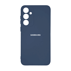Клип-кейс (накладка) для Samsung Galaxy S24 Plus / S25 Plus  силикон, синий
