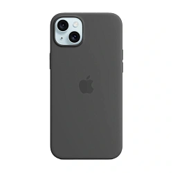 Клип-кейс (накладка) Apple Silicone Case MagSafe для Apple iPhone 15 Plus силикон, Clay