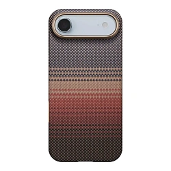 Клип-кейс (накладка) Pitaka Ultra-Slim Case для Apple iPhone Air кевлар (арамид), "закат" (KI1702SA)