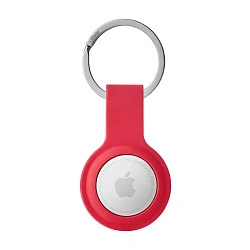 Чехол uBear Touch Ring для AirTag силикон, красный