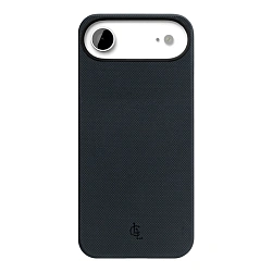 Клип-кейс (накладка) LLC Kevlar для Apple iPhone Air кевлар (арамид), чёрно-серый