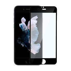 Защитное стекло Rofi 3D для Apple iPhone 6 / 6s, черная рамка