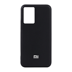 Клип-кейс (накладка) Silicone cover закрытый для Xiaomi 13 Lite силикон, чёрный