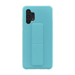Клип-кейс (накладка) с магнитной подставкой для Samsung Galaxy A32 силикон, бирюзовый