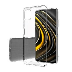 Клип-кейс (накладка) Space для Xiaomi Redmi 9a полиуретан, поликарбонат, прозрачный