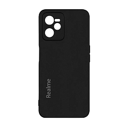 Клип-кейс (накладка) для Realme C35 силикон, чёрный