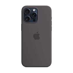 Клип-кейс (накладка) Silicone Case для Apple iPhone 15 Pro силикон, серо-коричневый