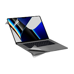 Защитная пленка Mocoll комплект (5 в 1) для Apple MacBook Pro 16" (2021), серый