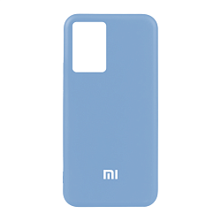 Клип-кейс (накладка) Silicone cover закрытый для Xiaomi 13 Lite силикон, голубой