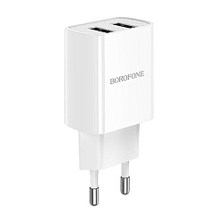 Сетевое зарядное устройство Borofone BA53A 10.5 Вт белый