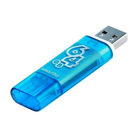 USB-флешка SmartBuy Glossy 64 ГБ (USB 3.0) синий - 2