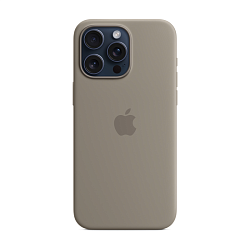Клип-кейс (накладка) Silicone Case для Apple iPhone 15 Pro Max силикон, пудровый