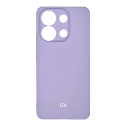 Клип-кейс (накладка) Silicone cover закрытый для Xiaomi Redmi Note 13 Pro 4G / Note 14S / Poco M6 Pro 4G   силикон, лавандовый